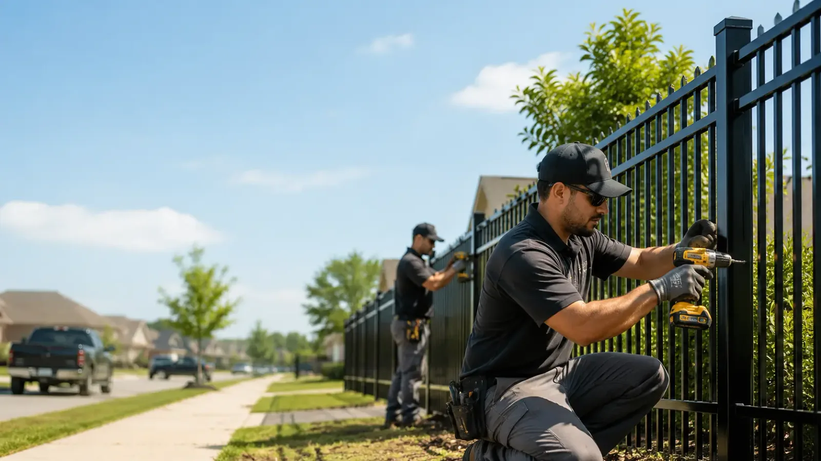 Metal Fence Installation in Manchester, IA